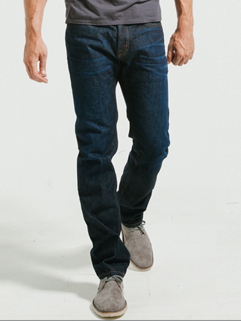 💙Bon Jovi Hart n Dagger Dark Wash Straight Leg Jeans • 100% Cotton • USA Made👖